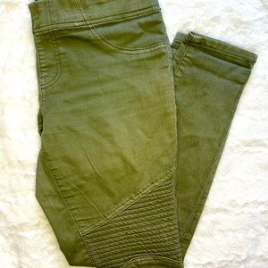 Green VIP jeggins
